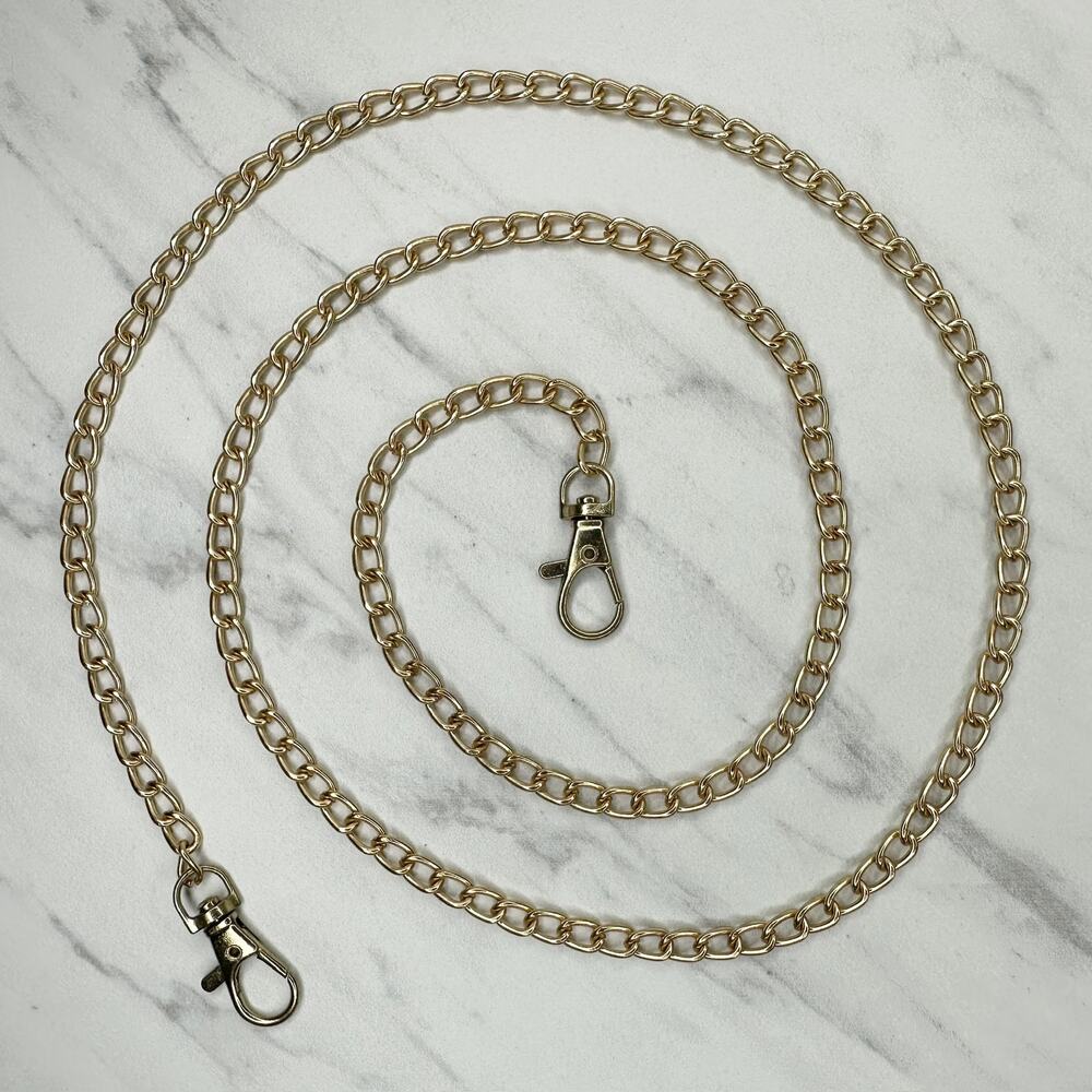 Gold Tone Chain Link Purse Handbag Bag Replacement Strap ✨